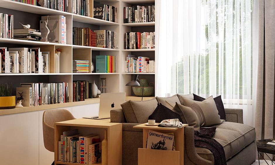 compact-home-office-with-built-in-bookshelves