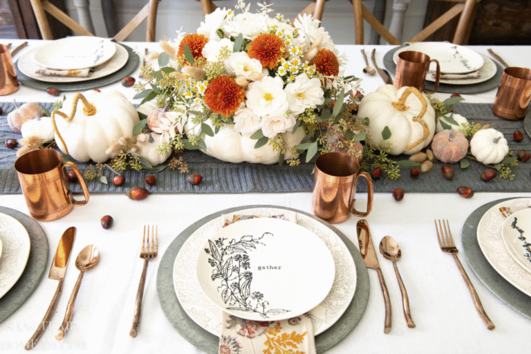 Setting The Table For Fall (Or Thanksgiving) And Where To Find The Best Pieces